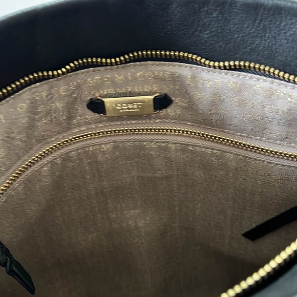 Stella&Dot COVET leather bucket bag, black - Picture 5 of 8